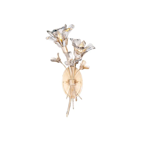 Floral 2 Lamp Wall Sconce