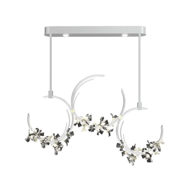 Floral 10 Lamp Ceiling Mount